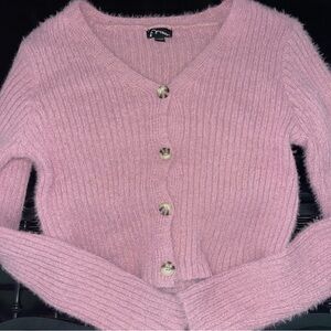 Target Fuzzy Cropped Sweater